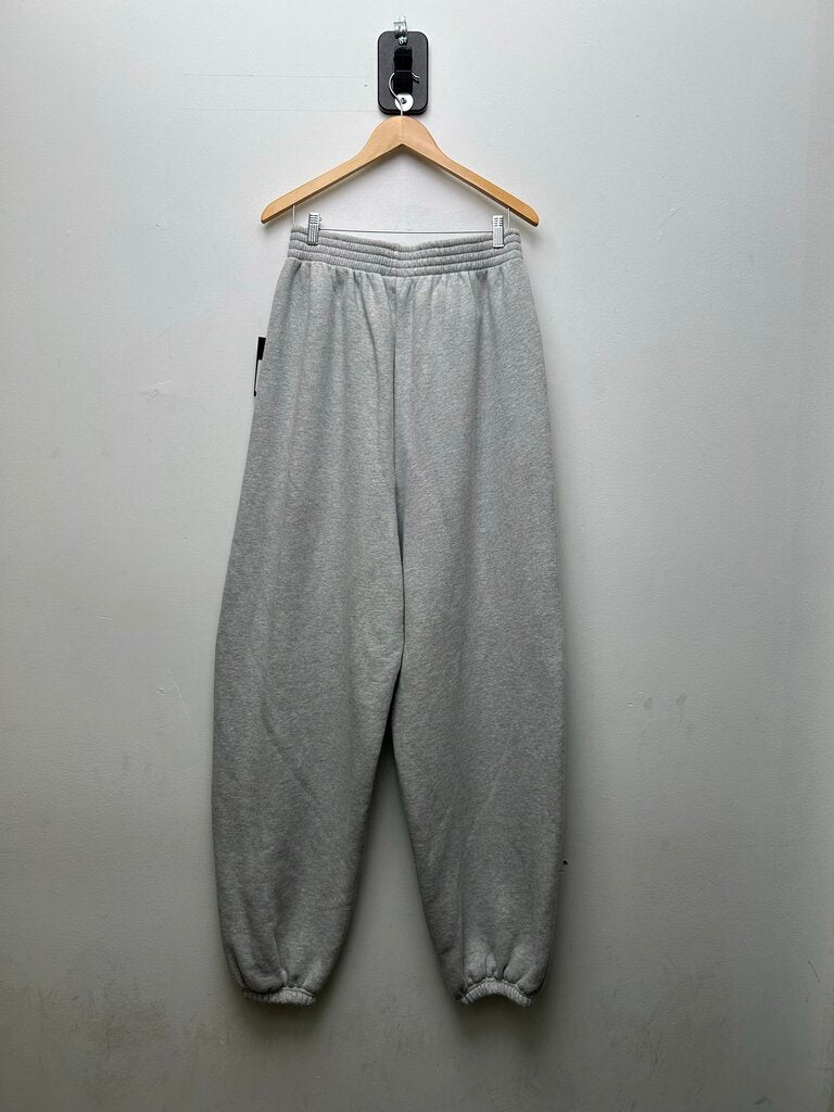 New Gv Gallery Grey Raspberry Spellout Sweatpants Sz.Small