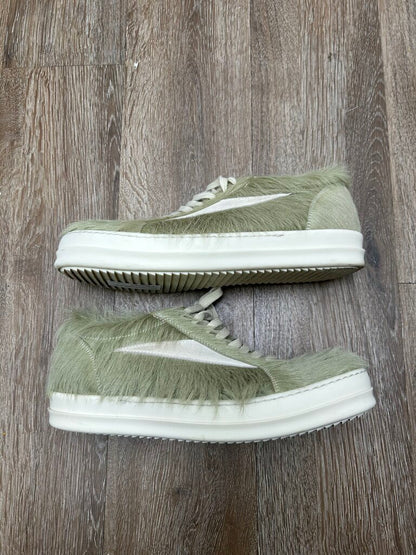 Preowned Rick Owens Green Mohair Vans Sz.43(No Box)