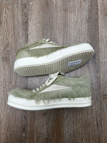 Preowned Rick Owens Green Mohair Vans Sz.43(No Box)