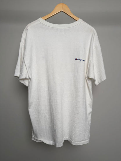 Preowned Readymade Champ Logo White Tee size