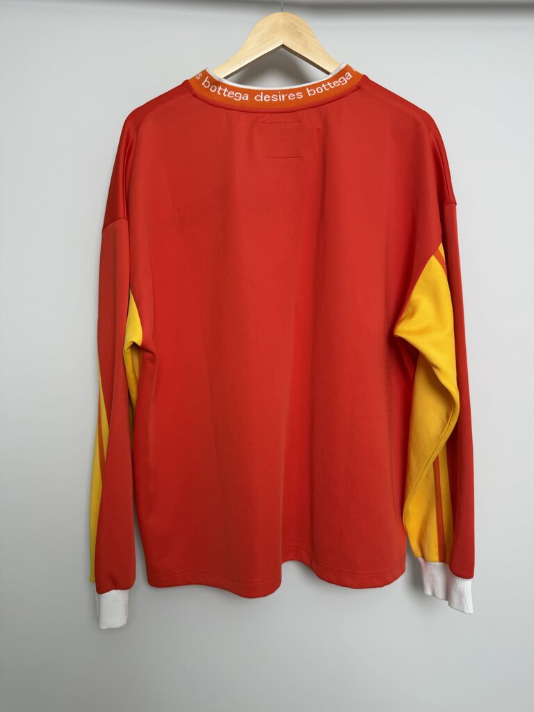 Preowned Bottega Desires Red Yellow Orange L/S Jersey size L