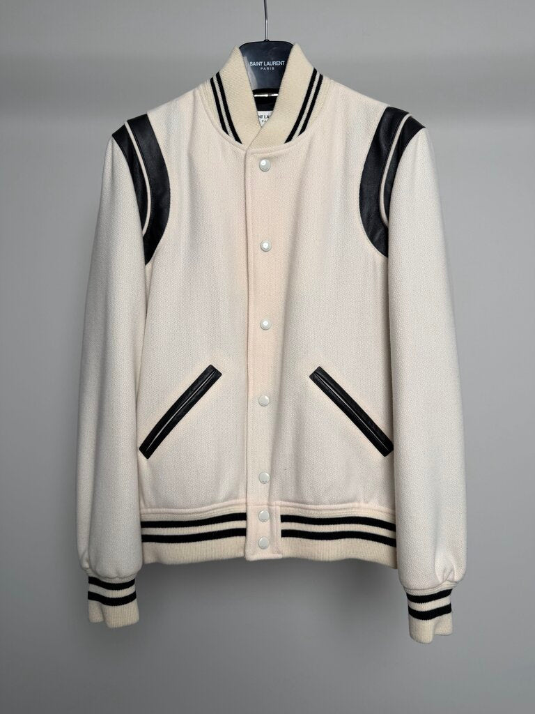 Preowned YSL Cream Teddy Jacket size 44(S/M)