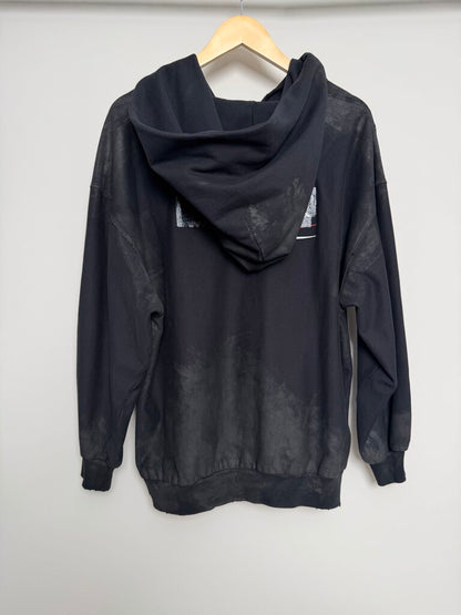 Prewoned Balenciaga Presidential Tape Mud Zip Up Hoodie size M
