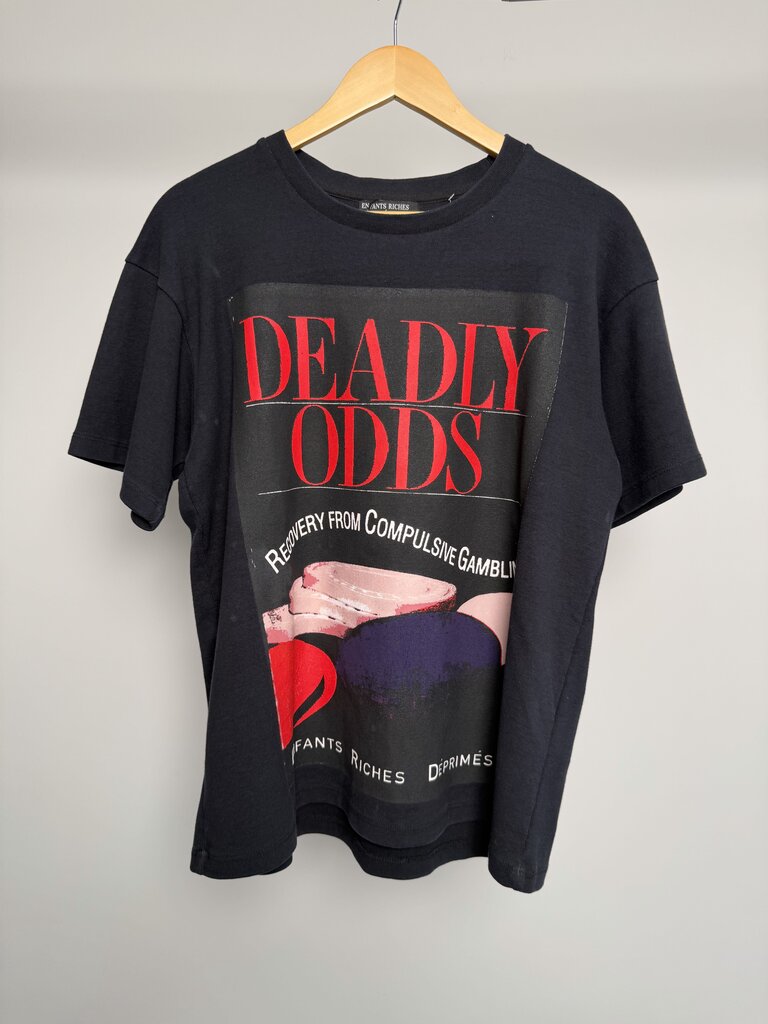 Preowned ERD Deadly Odds Black Tee size S