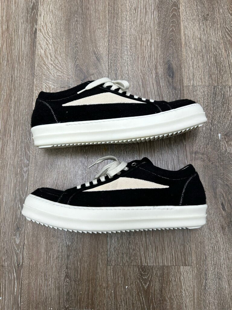 Preowned Rick Owens Vans Low DRKSHDW Felt Size 44