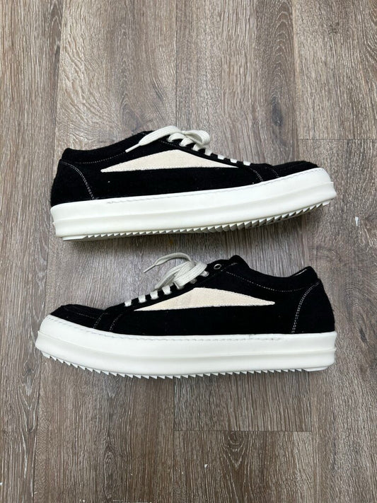 Preowned Rick Owens Vans Low DRKSHDW Felt Size 44
