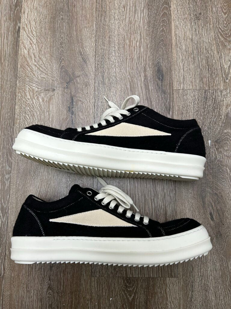 Preowned Rick Owens Vans Low DRKSHDW Felt Size 44