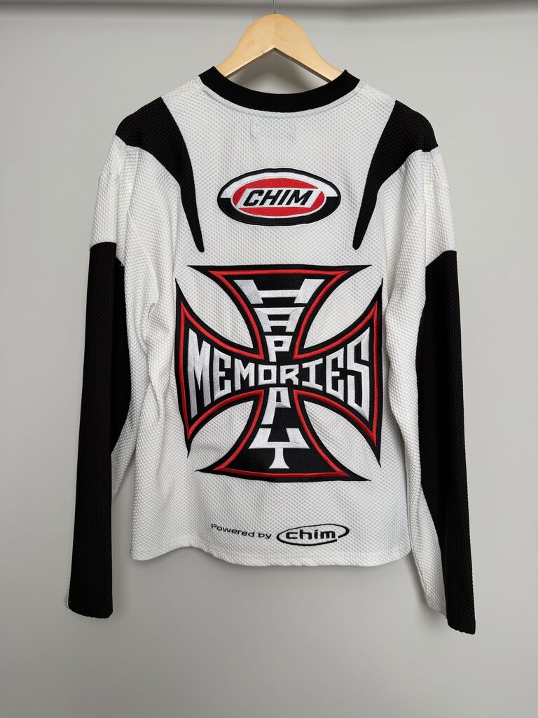 Preowned HMDD White Black Waffle Jersey Size XL