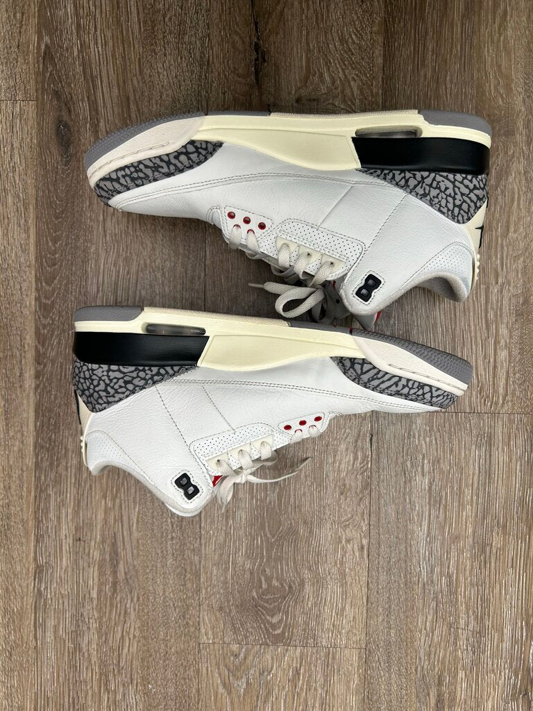 Preowned Jordan 3 White Cement Reimagined Sz.11