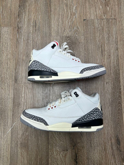 Preowned Jordan 3 White Cement Reimagined Sz.11