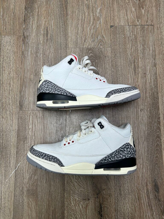 Preowned Jordan 3 White Cement Reimagined Sz.11