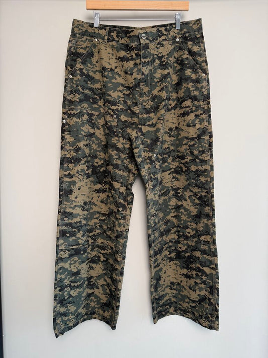 New HMDD Green Digital Camo Pants size 2XL