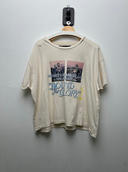 New Paly White Round For Glory Tee Sz.Medium
