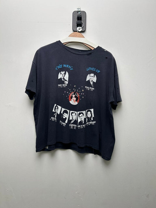New Paly Washed Many Loves Of Liz Tee Sz.Small
