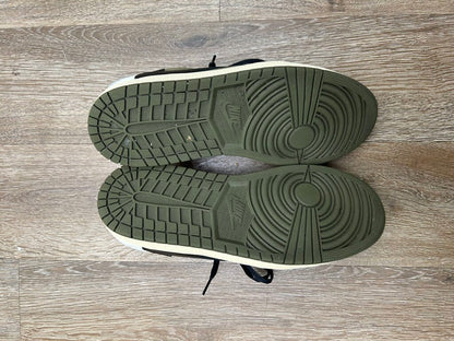 Preowned Jordan 1 Travis Scott Olive sz.11.5