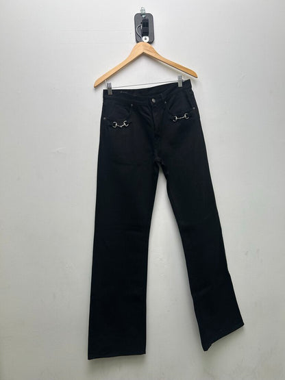 Preowned Gucci HorseBit Black Denim sz.32