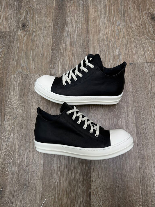 Preowned Rick Owens Ramone Low Mainline Black Size 42.5