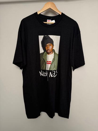 New Supreme Nas Tee Sz. XL