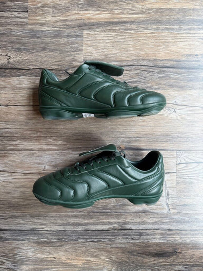 Preowned Louis Vuitton Footscape Olive Soccer Sneaker size 6LV(8)(no box)