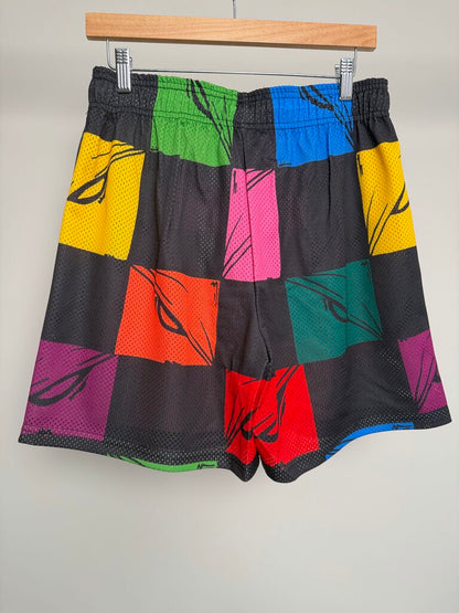 New EE Matty Color Block Shorts size L