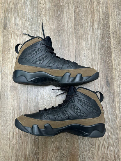 Preowned Jordan 9 Olive Sz.10.5