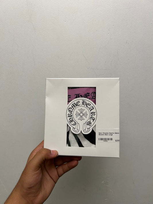 New Chrome Hearts Zebra Boxers Size Large