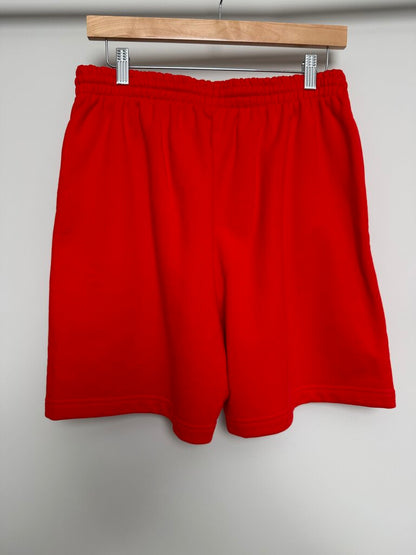 New Balenciaga Red Presidential Sweatshorts size 2XS