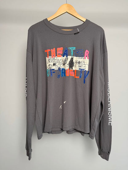 Preowned Paly Grey Theater Of Cruelty L/S size M