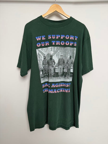 90s We Support The Troops Rage Against Machine Tee size XL