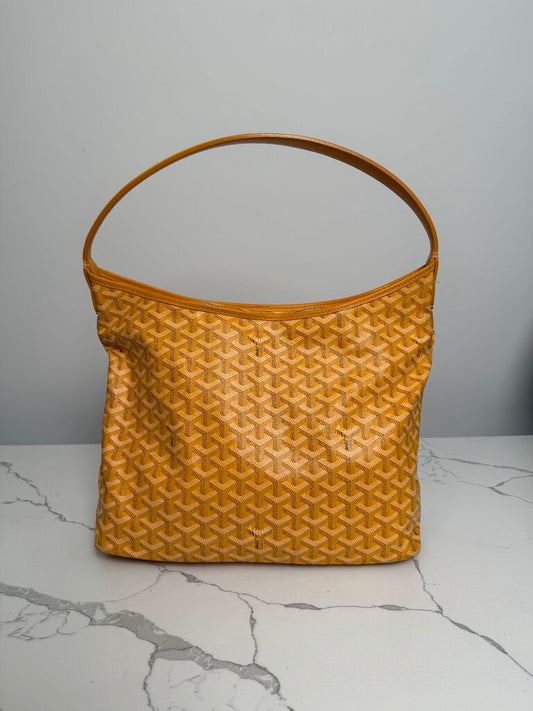 Preowned Goyard Boheme Yellow Hobo Bag