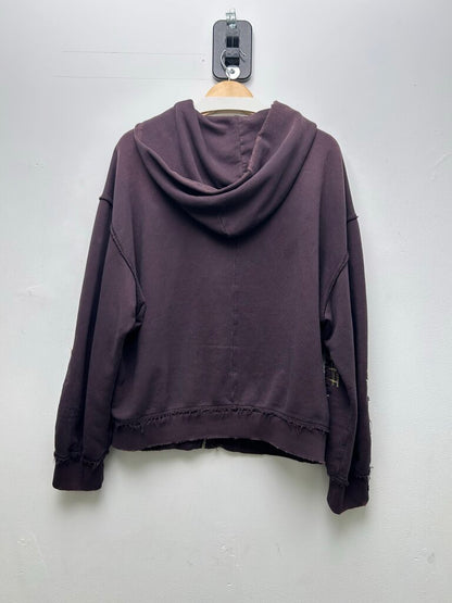 Preowned Margiela Burgundy Yellow Zip Size Medium