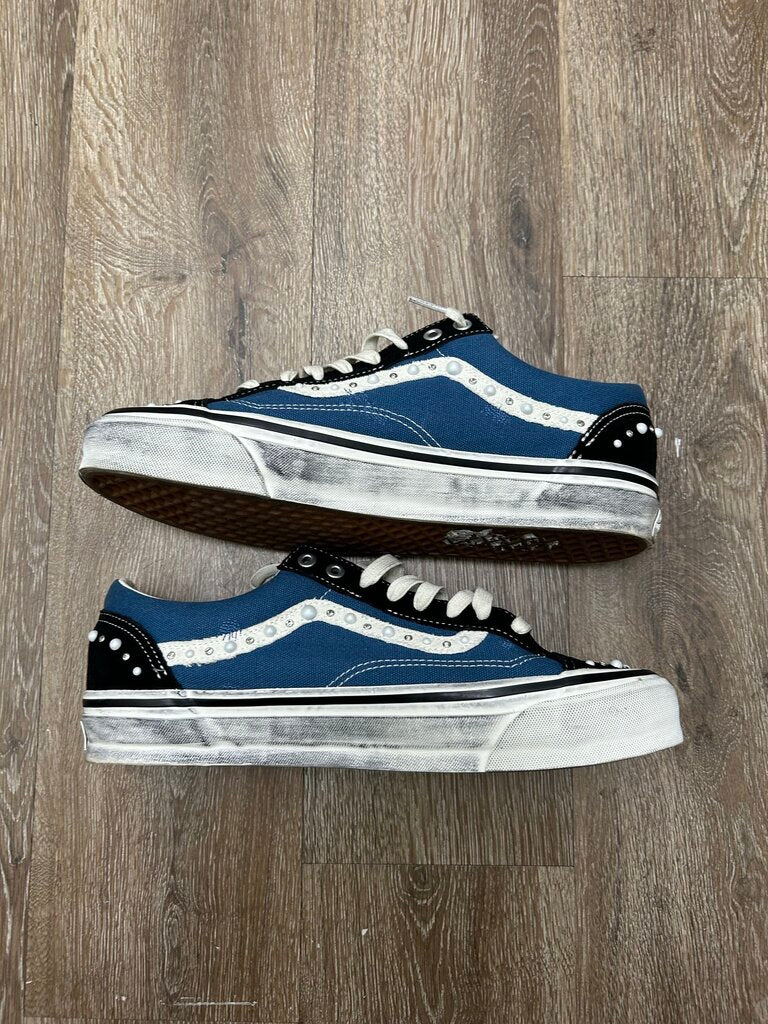 Preowned Vans Pearlized Navy White sz.10.5