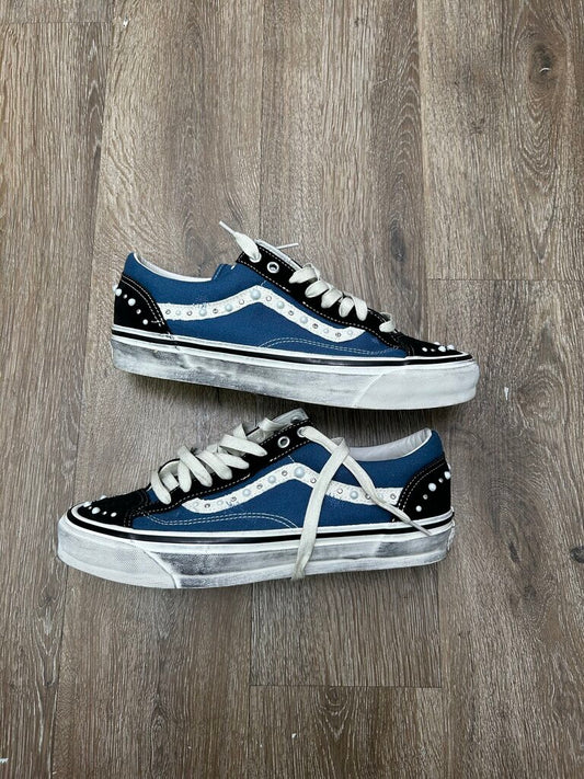 Preowned Vans Pearlized Navy White sz.10.5
