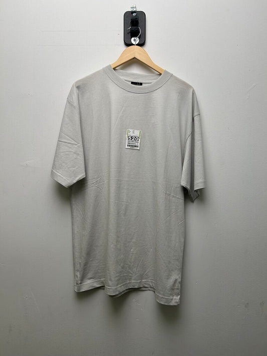 Preowned Balenciaga Grey 520 Barcode Tee Sz.Medium