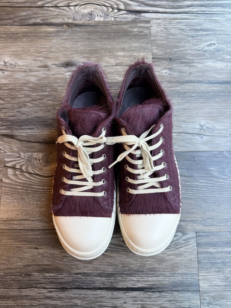 Preowned Rick Owens Burgundy Mohair size 44