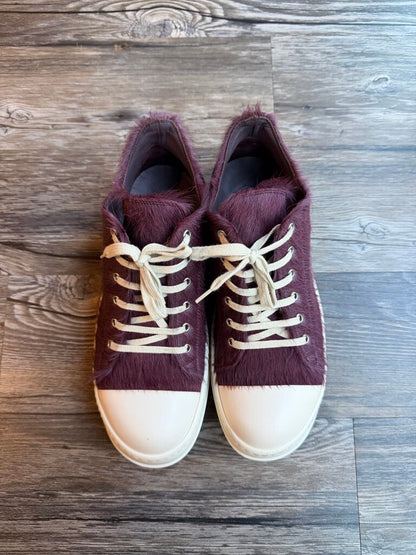 Preowned Rick Owens Burgundy Mohair size 44