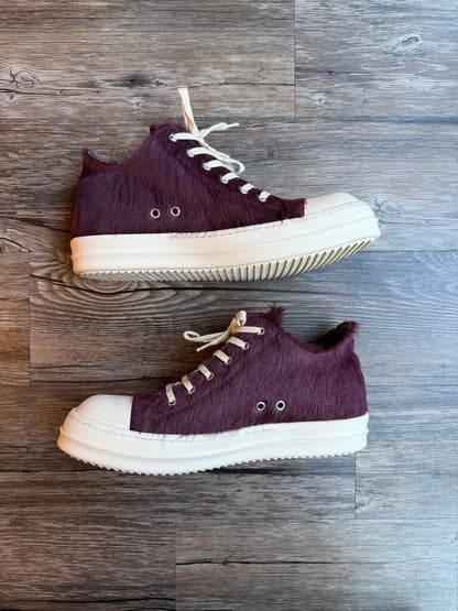 Preowned Rick Owens Burgundy Mohair size 44