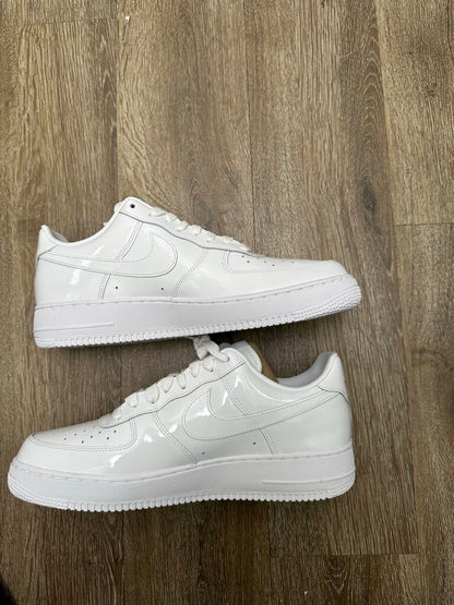 New Nike AF1 White Patent Sz.12