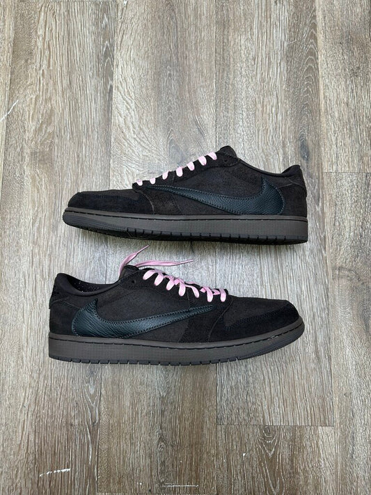 Preowned Jordan 1 Low Travis Scott Velvet Brown Sz.11.5