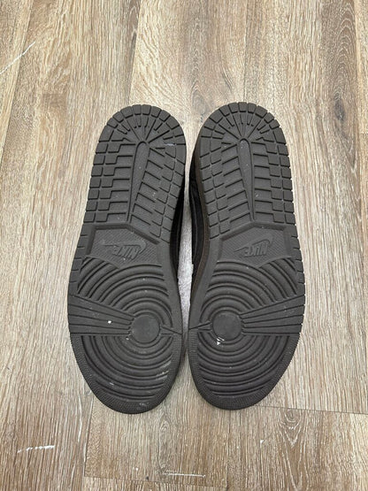 Preowned Jordan 1 Low Travis Scott Velvet Brown Sz.11.5