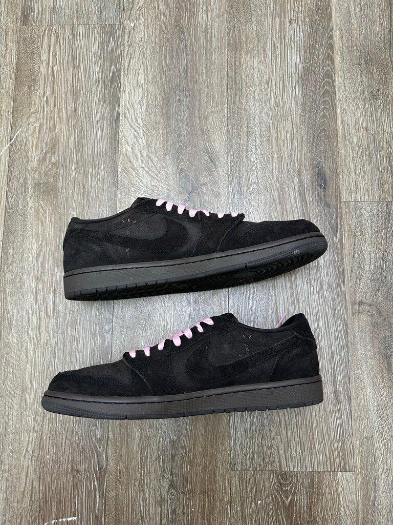 Preowned Jordan 1 Low Travis Scott Velvet Brown Sz.11.5