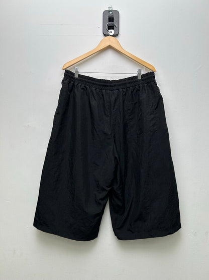 Preowned HMDD Black Grey Nylon 3/4 Shorts Sz.XL
