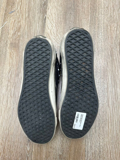 Preowned Pearlized Vans Black OG Size 9
