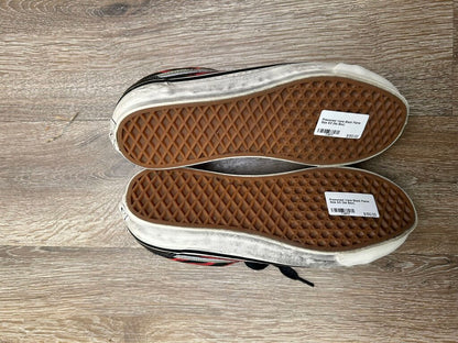 Preowned Vans Black Flame Size 9.5 (No Box)