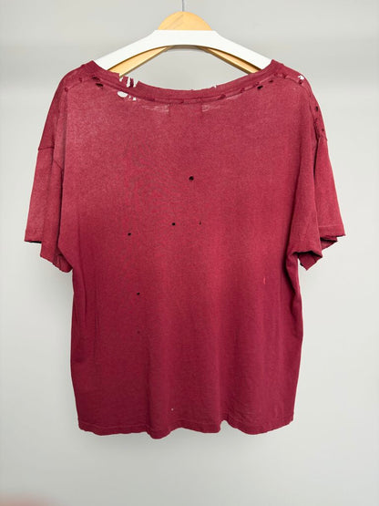 Preowned ERD House on Fire Red Tee size S