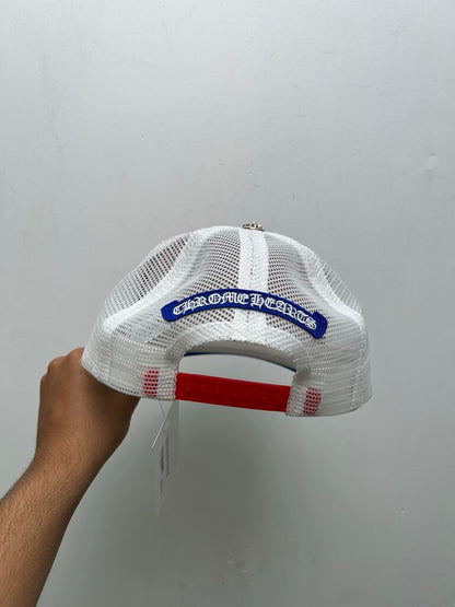 New Chrome Hearts Red Blue White King Taco Trucker Hat