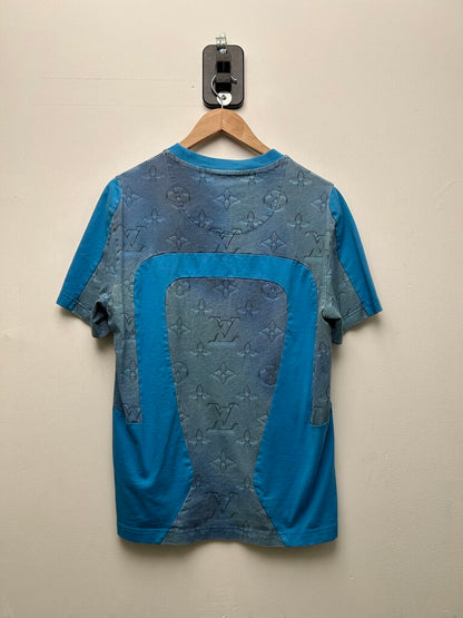 Preowned Louis Vuitton 2054 Inertia Blue Tee Size Medium