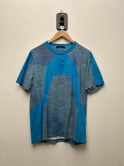 Preowned Louis Vuitton 2054 Inertia Blue Tee Size Medium