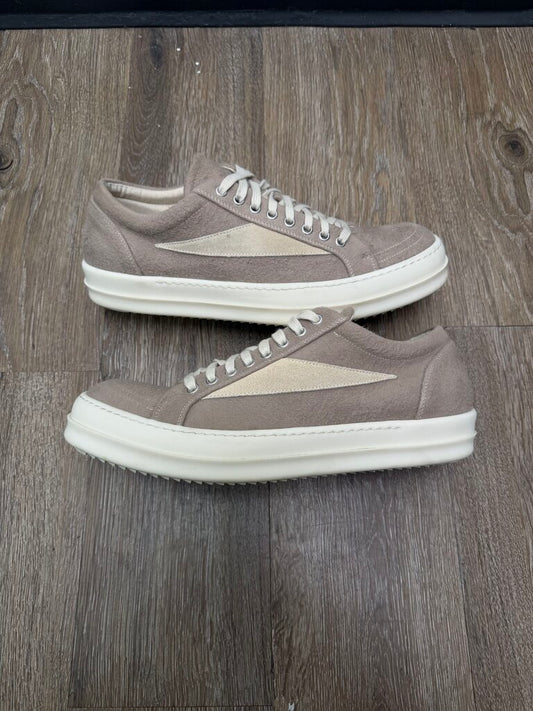 Preowned Rick Owens Vans Grey Milk Wool Sz.45 (No Box)