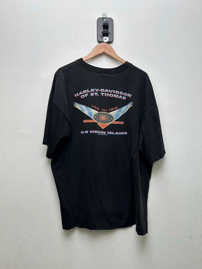 2003 Harley Davidson St. Thomas Virgin Islands tee Size XXL